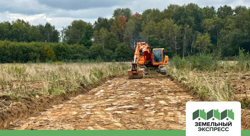 Дорожные работы в поселке "Дивный"